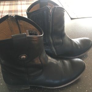 Frye short leather boots